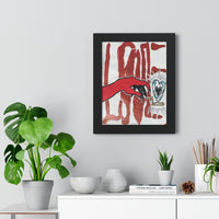 "love or lust" (Framed Print)