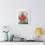 "orb vs. tree in the park" (Framed Print)