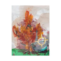 "orb vs. tree in the park" (Canvas)