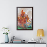 "orb vs. tree in the park" (Framed Print)