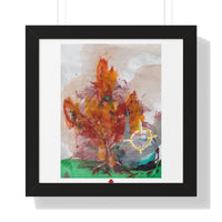 "orb vs. tree in the park" (Framed Print)