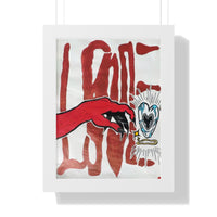 "love or lust" (Framed Print)