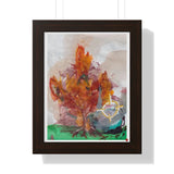 "orb vs. tree in the park" (Framed Print)