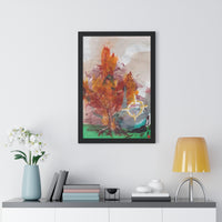 "orb vs. tree in the park" (Framed Print)