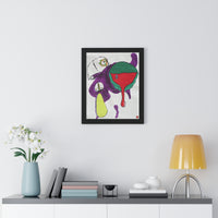 "3!ieyes" (Framed Print)