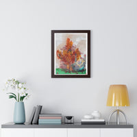 "orb vs. tree in the park" (Framed Print)