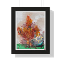 "orb vs. tree in the park" (Framed Print)