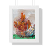 "orb vs. tree in the park" (Framed Print)