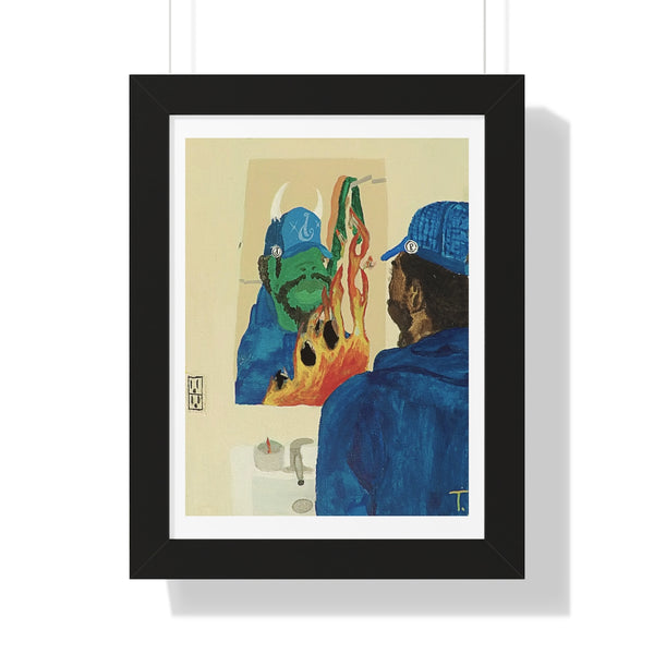 "mirror" (Framed Print)