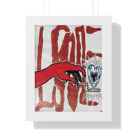 "love or lust" (Framed Print)