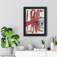 "love or lust" (Framed Print)